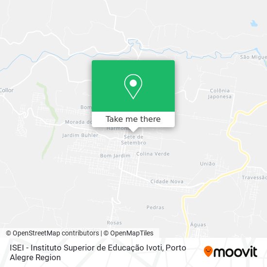 ISEI - Instituto Superior de Educação Ivoti map