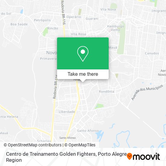 Centro de Treinamento Golden Fighters map