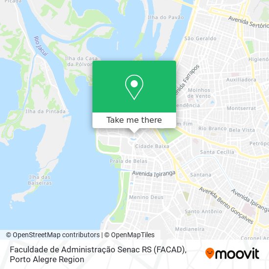 Faculdade de Administração Senac RS (FACAD) map