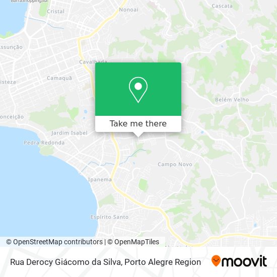 Rua Derocy Giácomo da Silva map