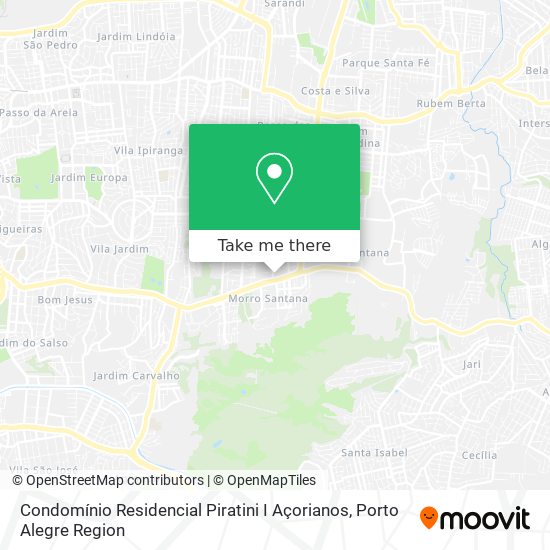 Condomínio Residencial Piratini I Açorianos map