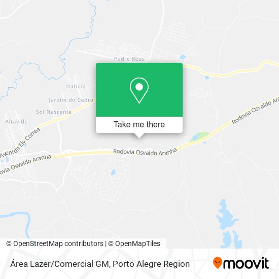 Área Lazer/Comercial GM map