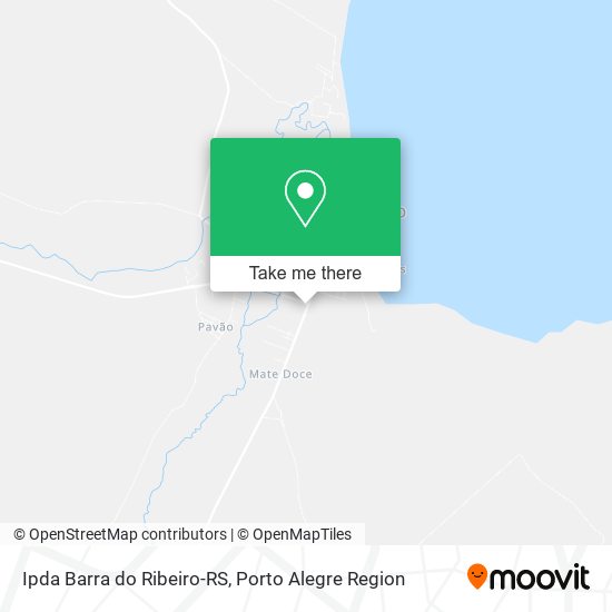 Ipda Barra do Ribeiro-RS map