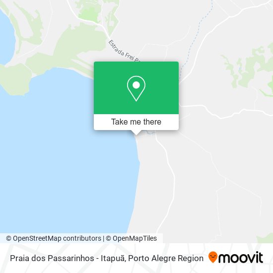 Mapa Praia dos Passarinhos - Itapuã