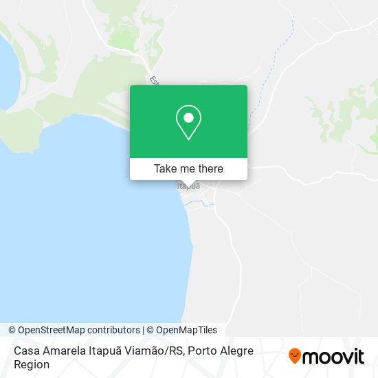 Mapa Casa Amarela Itapuã Viamão/RS