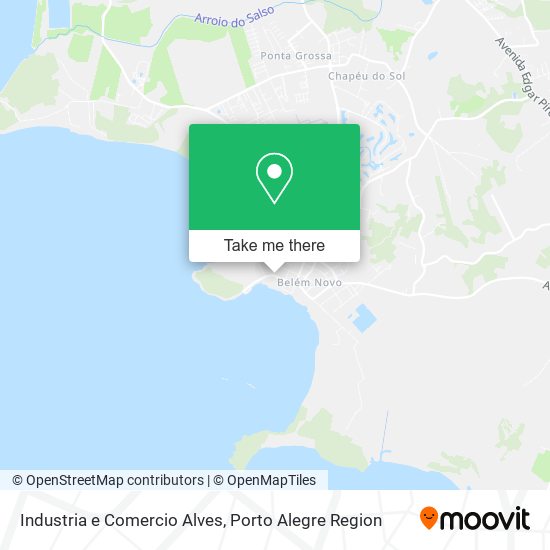 Industria e Comercio Alves map