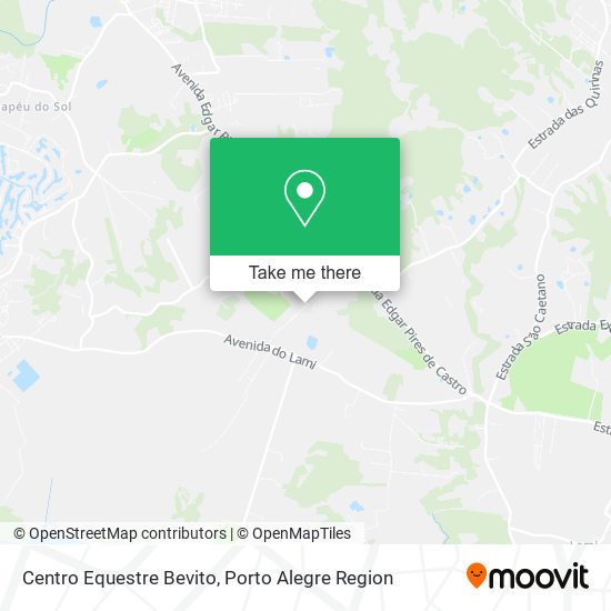 Centro Equestre Bevito map