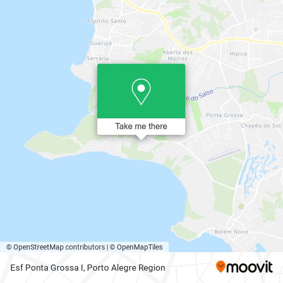 Esf Ponta Grossa I map