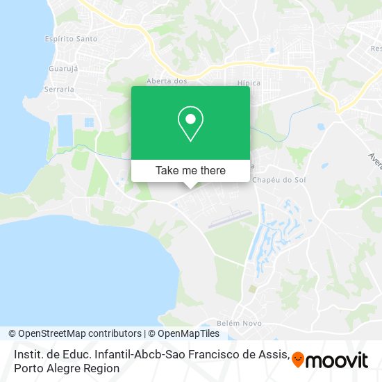 Mapa Instit. de Educ. Infantil-Abcb-Sao Francisco de Assis