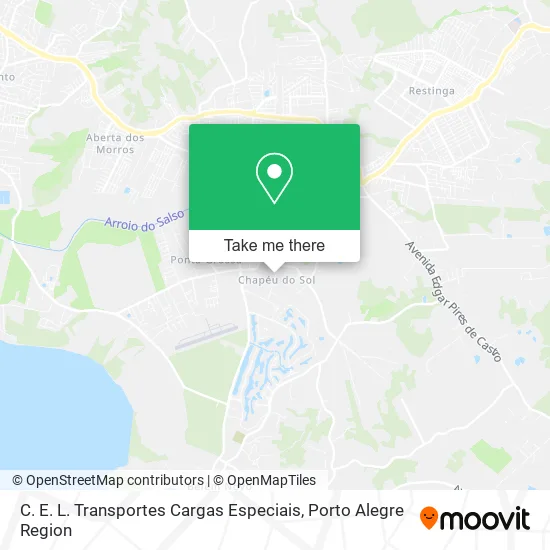 C. E. L. Transportes Cargas Especiais map
