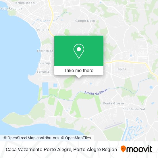 Mapa Caca Vazamento Porto Alegre