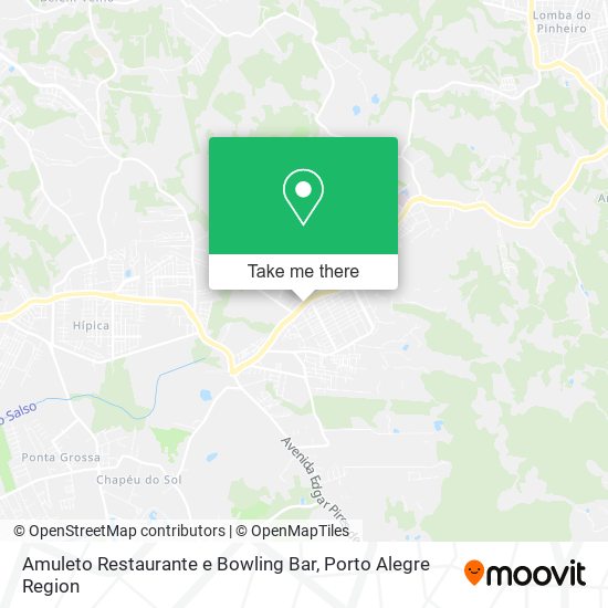 Amuleto Restaurante e Bowling Bar map