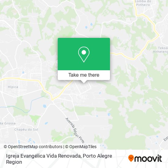 Igreja Evangélica Vida Renovada map