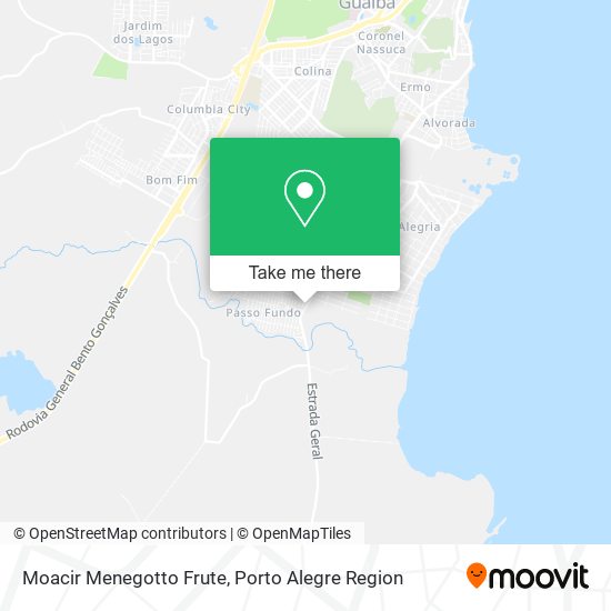 Moacir Menegotto Frute map