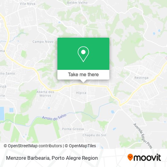 Menzore Barbearia map