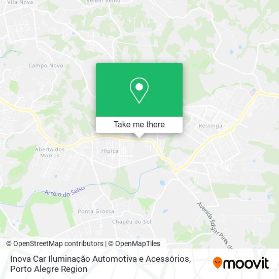 Inova Car Iluminação Automotiva e Acessórios map