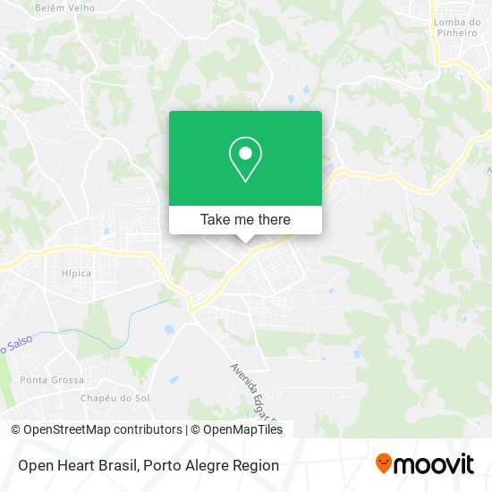 Open Heart Brasil map