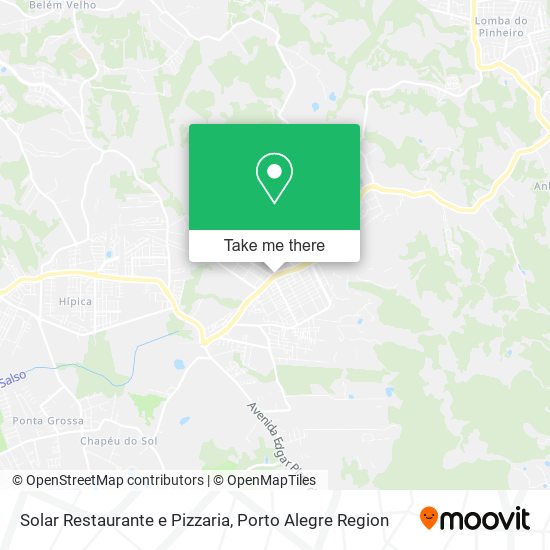 Solar Restaurante e Pizzaria map