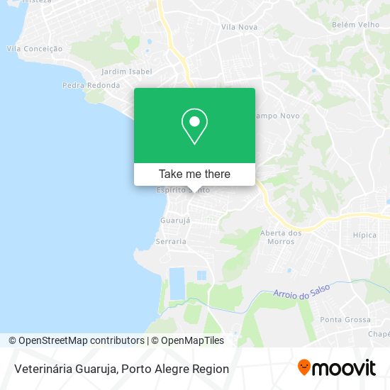 Mapa Veterinária Guaruja