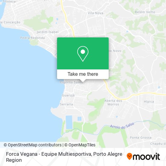 Mapa Forca Vegana - Equipe Multiesportiva