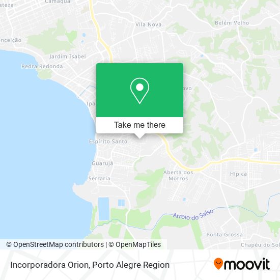 Incorporadora Orion map