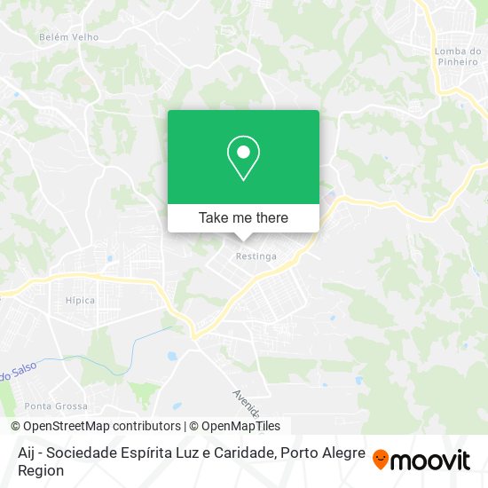 Aij - Sociedade Espírita Luz e Caridade map
