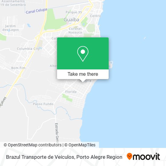 Brazul Transporte de Veículos map