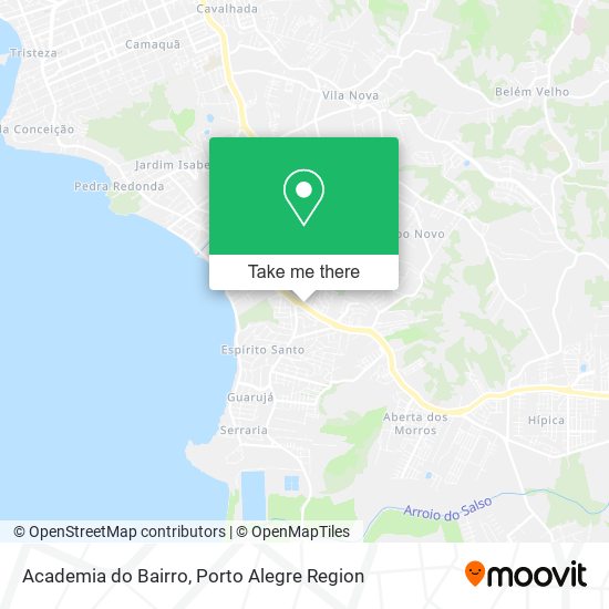 Mapa Academia do Bairro