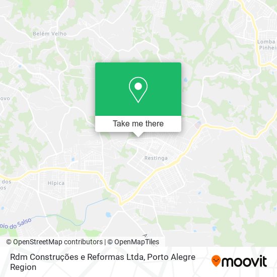 Mapa Rdm Construções e Reformas Ltda