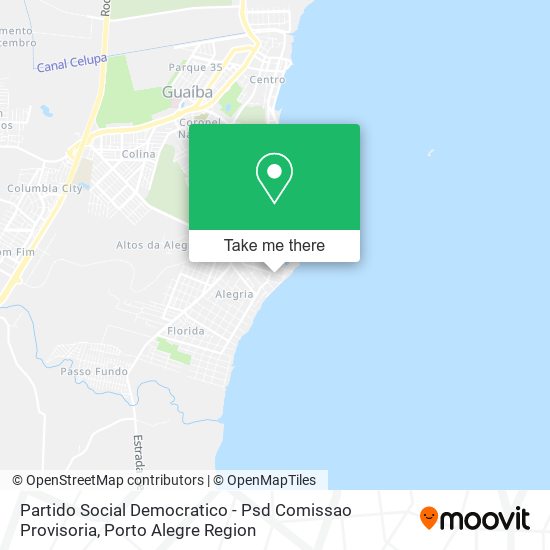 Partido Social Democratico - Psd Comissao Provisoria map