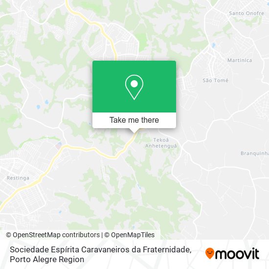 Sociedade Espírita Caravaneiros da Fraternidade map