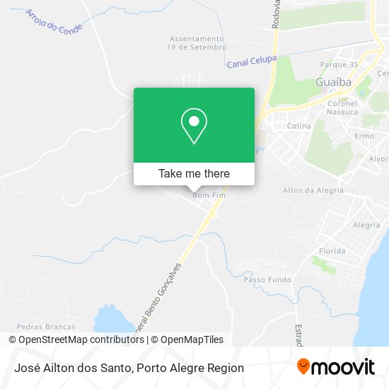 José Ailton dos Santo map