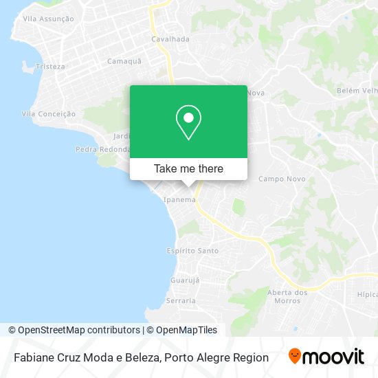 Mapa Fabiane Cruz Moda e Beleza