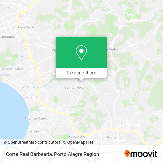 Corte Real Barbearia map