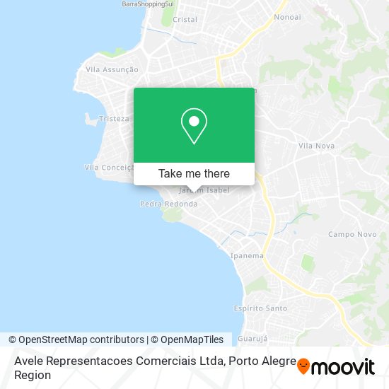 Avele Representacoes Comerciais Ltda map