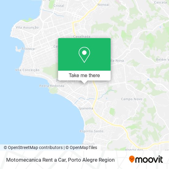 Motomecanica Rent a Car map