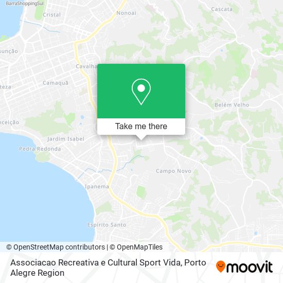 Associacao Recreativa e Cultural Sport Vida map