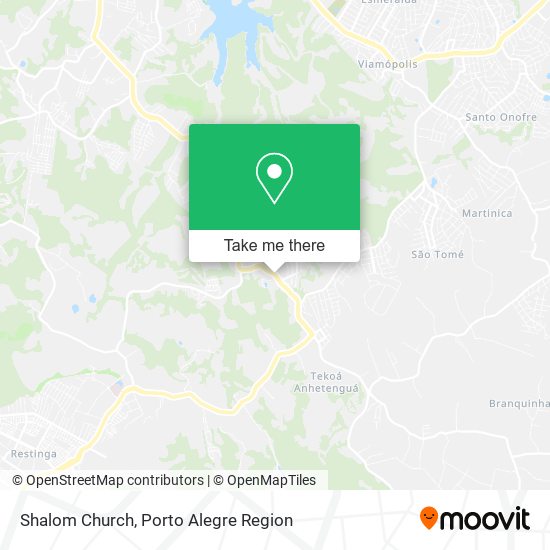 Shalom Church map