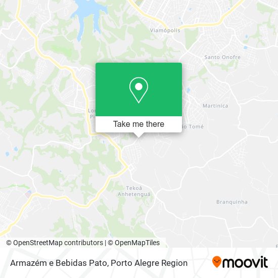 Armazém e Bebidas Pato map