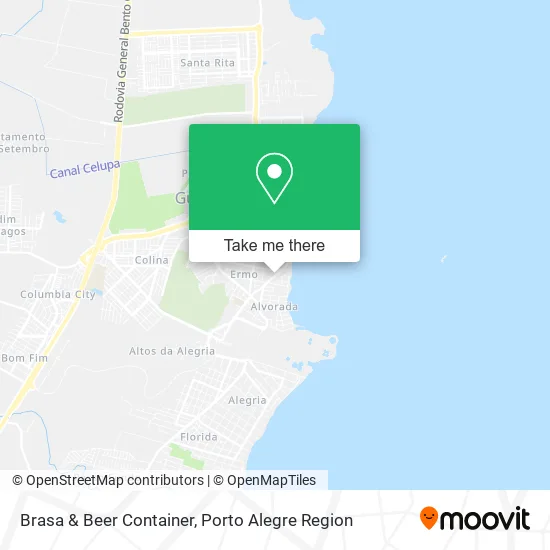 Brasa & Beer Container map