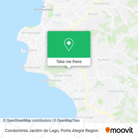 Condominio Jardim do Lago map