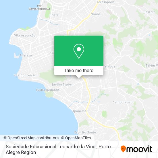 Sociedade Educacional Leonardo da Vinci map