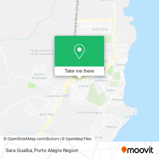 Sara Guaíba map