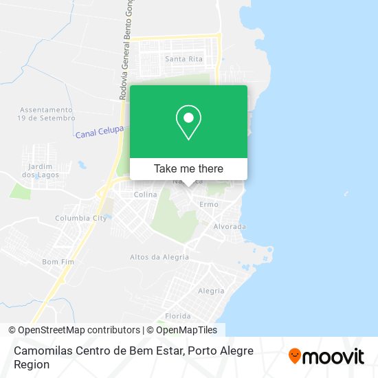 Camomilas Centro de Bem Estar map