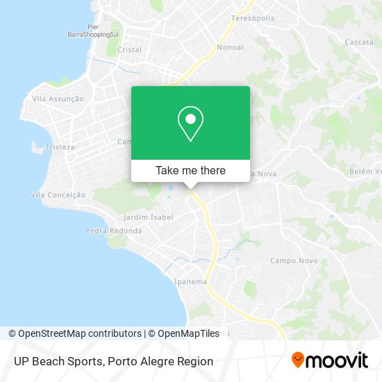 UP Beach Sports map