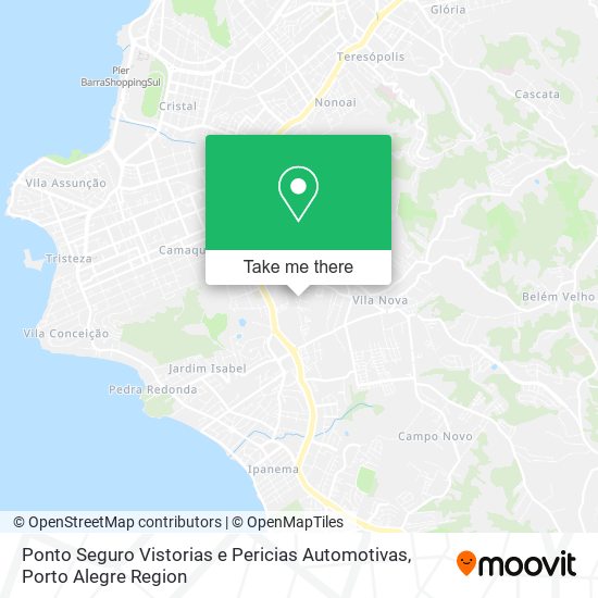 Mapa Ponto Seguro Vistorias e Pericias Automotivas