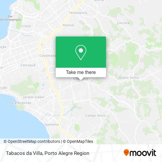 Tabacos da Villa map