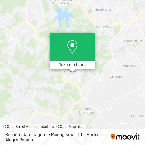 Recanto Jardinagem e Paisagismo Ltda map