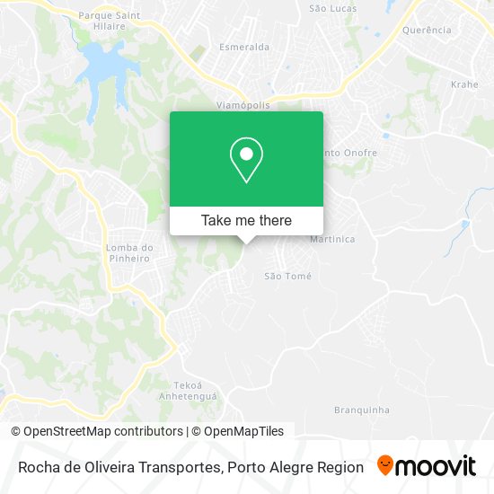 Rocha de Oliveira Transportes map