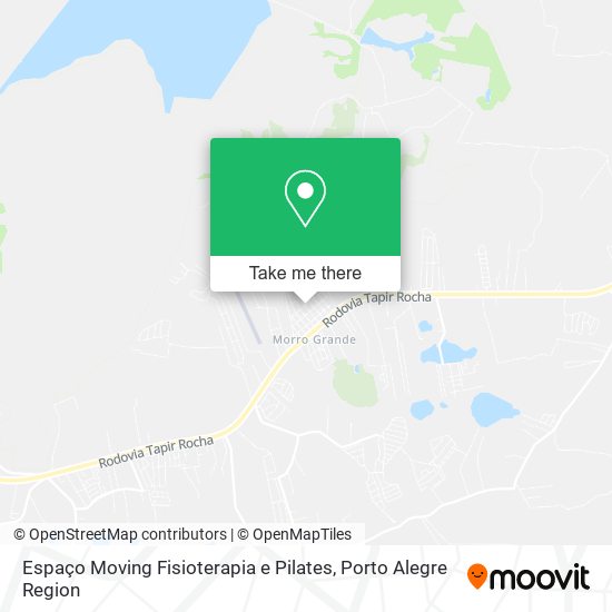 Mapa Espaço Moving Fisioterapia e Pilates